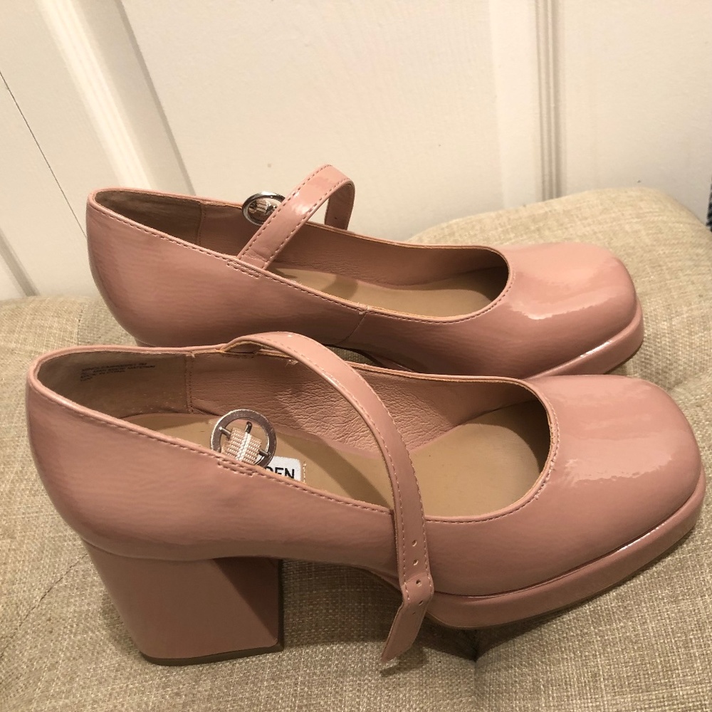 Pink Patent Leather Steve Madden Mary Jane